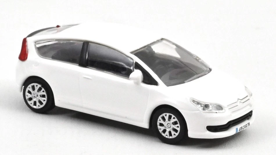MODELLINO AUTO STATICO NOREV CITROEN C4 COUPE' 2004 BIANCO MODELLISMO SCALA 1:87 - Immagine 3 di 4