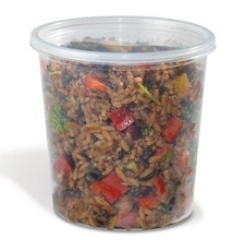 Placon 24 oz HomeFresh Deli Container, 4.58" x 4.33", 22372 | 500/Case