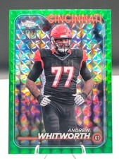 2024 Topps Chrome - Andrew Whitworth #30 Green Refractor 81/99