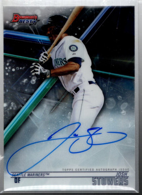 B2284- 2018 Bowman's Best Of '18 Autogramme #B18JST Josh Stowers Auto Nm-Mt