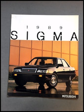 1989 Mitsubishi Sigma 14-page Vintage Car Sales Brochure Catalog - Galant