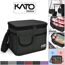 Insulated Lunch Bag Adult Lunch Box Medium Work School Men Women Kids Leakproof