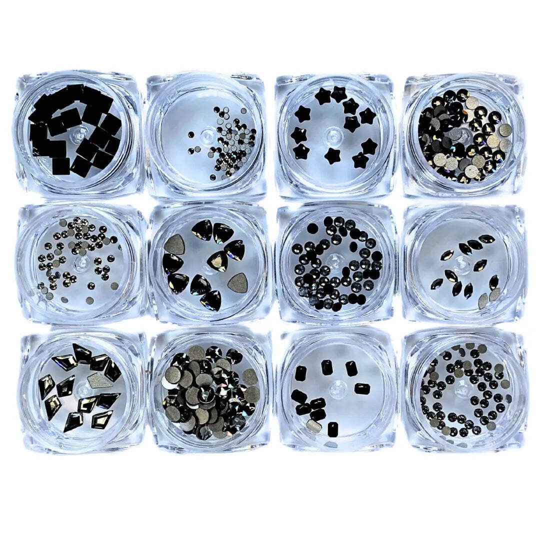 Serinity Flatback Crystals Non Hotfix Supreme Mix Dark
