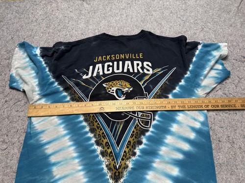 Jacksonville Jaguars Shirt Mens XL NFL Football Tie Dye Graphic Majestic Tee - Picture 8 of 9