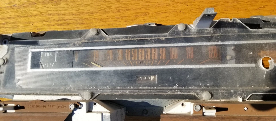 Gauge Cluster 66 XL Galaxie Ford 1965 1966 65 Galaxy Foto 2 de 4