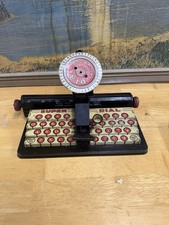 1930-50 s Vintage Marx Tin-Toy Dial Typewriter Made in USA, Vintage, Functions
