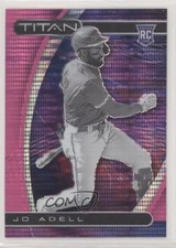 2021 Panini Chronicles Titan Pink Pulsar Prizm Jo Adell #14 0b3
