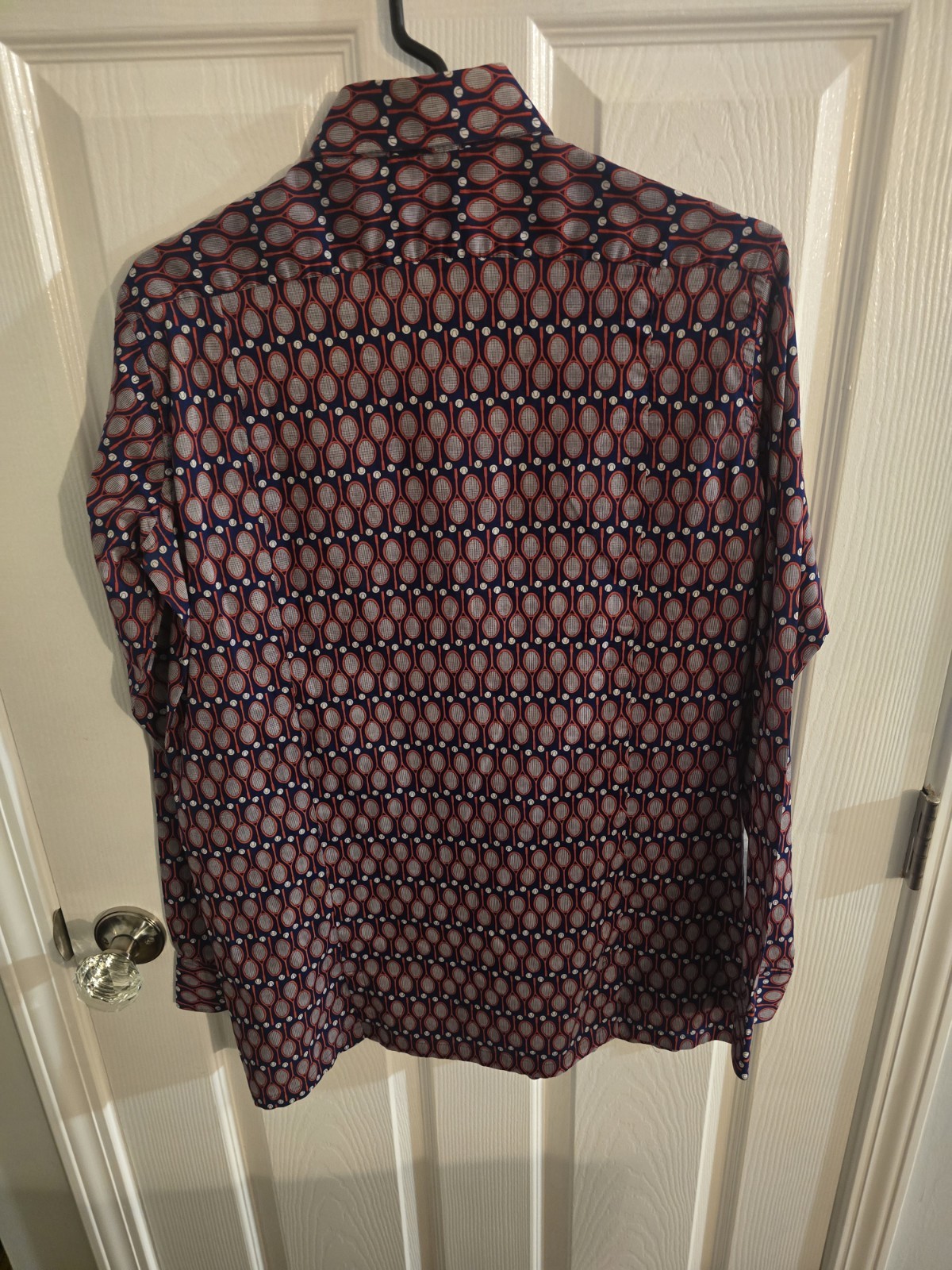 HERMES  Button Down Shirt Pattern Long Sleeve Men… - image 7