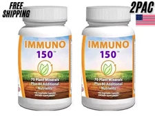 Pack Of 2 IMMUNO 150 THE ULTIMATE MULTI VITAMIN, IMMUNE BOOSTER - 150 CAPSULES.