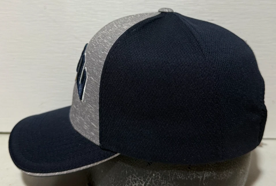 East Tennessee State Buccaneers Captivating Adjustable Hat Cap Navy/Gray - Image 2 of 4