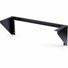 StarTech 3U 19in Steel Vertical Wall Mount Equipment Rack Bracket - Black