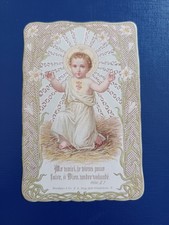 13551 SANTINO GESU BAMBINO RICORDO PRIMA COMUNIONE 1903