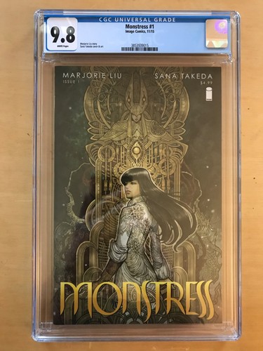 Monstress #1 CGC 9.8 White pages  Image 2015 by Liu & Takeda
