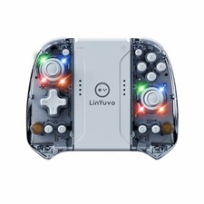 Wireless Bluetooth Game Controller with Hall-Effect Triggers and Turbo Mode