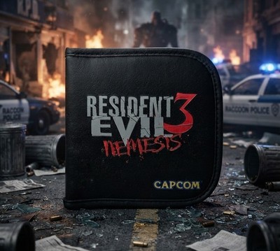 Resident Evil 3 Nemesis CD Case Storage 1999 Vintage Retro RARE   Capcom RE3