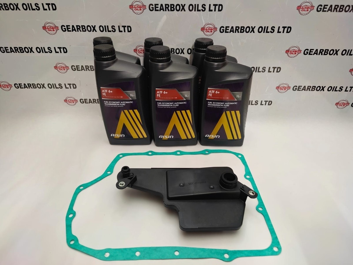 MAZDA 6 FW6A-EL AUTOMATIC GEARBOX FILTER GASKET & AISN ATF 6+ FE
