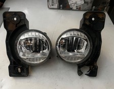 Factory Led Front Left Right Fog Lights For 2018-2025 Jeep Wrangler Gladiator