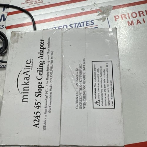 MinkaAire 45 Degree Slope Ceiling Fan Adapter, A245-BN - Brushed Nickel - Picture 5 of 9