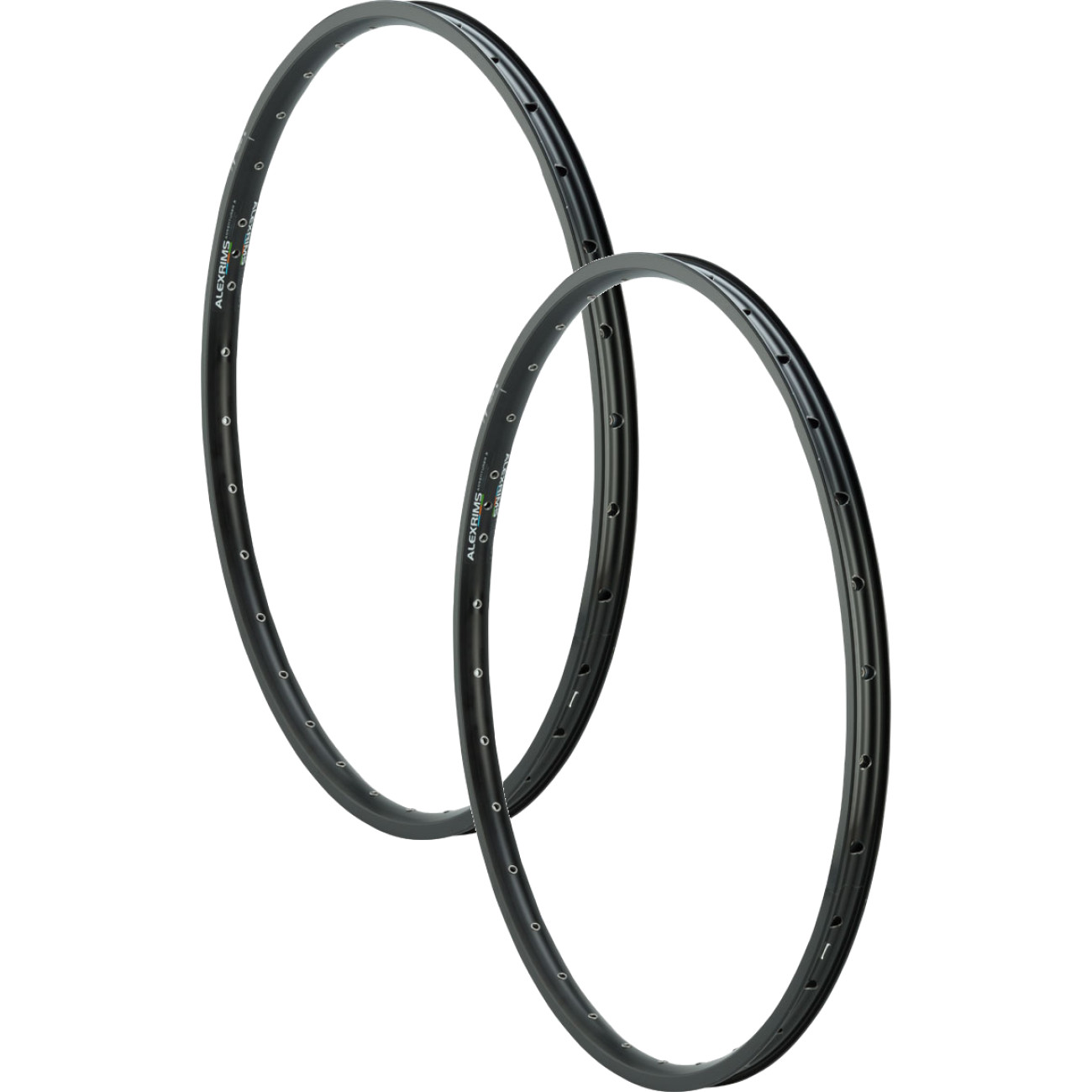 2 Pack Alex Adventure 2 Rim 26 Disc Black 32H Clincher Presta Alloy Bike Bicycle