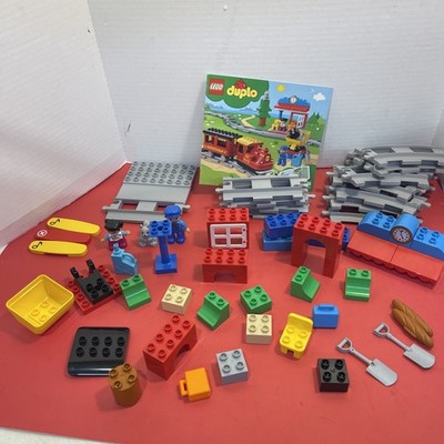Lego Duplo Train Conductor 10874 Lights & Sounds Full Track Figures For Parts
