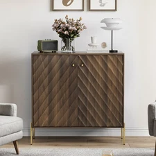Sideboard Buffet W Storage Mid Century Modern Style Storage Cabinets
