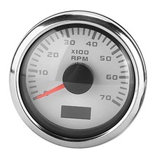 Pointer Tachometer RPM Gauge 52mm 2. Inch for Car Truck Boat 32V DC IP67 Red