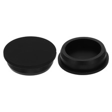 2Pcs Silicone Hole Plug, Rubber Stopper Sealing Fit 50mm/1.97" Hole, Black