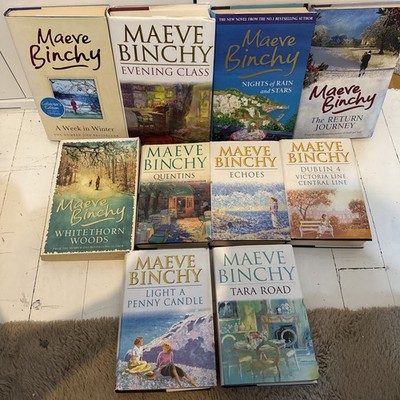 10 x BOOKS by MAEVE BINCHY-9HB-1PB-Look at photos for better description 