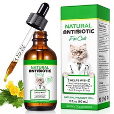 60ml Cat Antibiotics for Infections Cats 60ml, brown