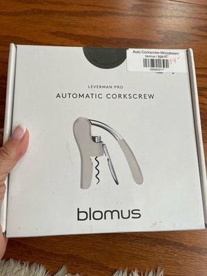 Blomus LEVERMAN PRO Corkscrew, Cream And Silver Moonbeam