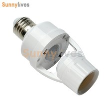 E27 Socket Converter Motion Sensor Lamp Base Human Induction Light Bulb Holder