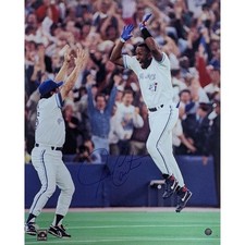 Joe Carter Autographed Toronto Blue Jays 16X20 Photo