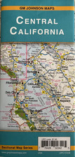 New CENTRAL CALIFORNIA ROAD MAP  Highway Tour  AAA/GMJ/GM JOHNSON  Latest 2025