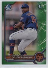 2022 Bowman Chrome Prospects Green Refractor 16/99 Robert Dominguez #BCP-51 19fv