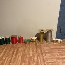 Flat Braided Cord Raffia Ribbon For Crafts, Bows And Packages 10 Rolls  Some