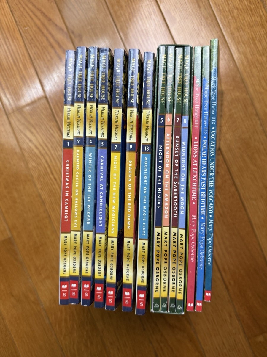Magic Tree House Lot - Merlin Missions, Box Set books 5-8 14 total