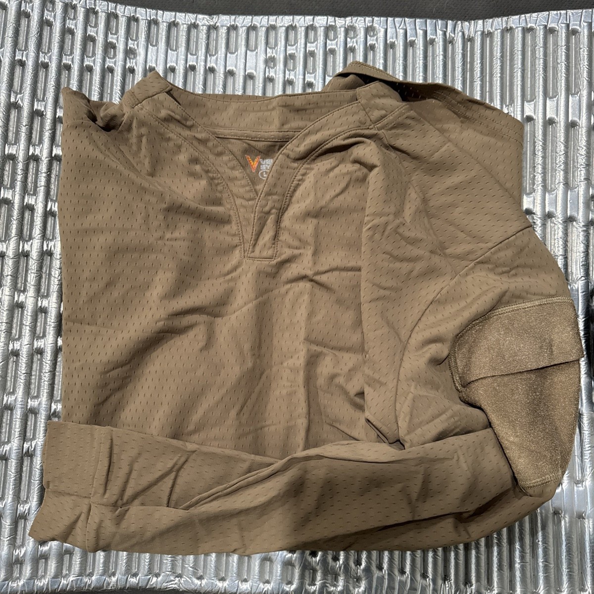 Velocity Systems BOSS Rugby Long Sleeve Combat Shirt Coyote Brown