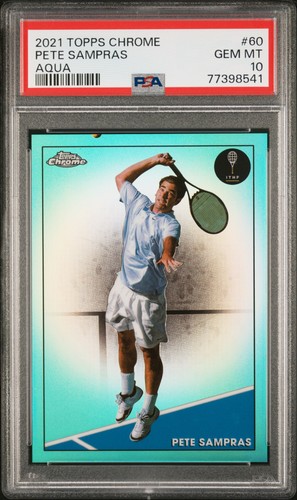 Pete Sampras #60 2021 Topps Chrome card