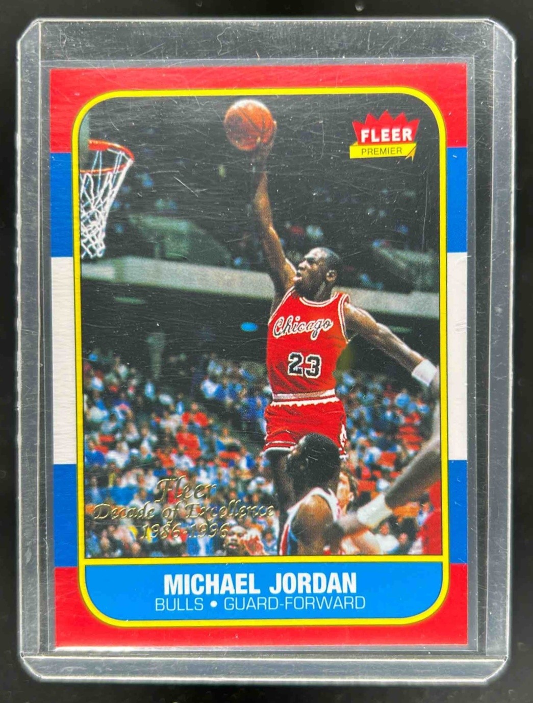 1996-97 Fleer Michael Jordan Decade of Excellence #4 Bulls