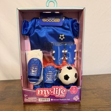 My Life As Soccer Fashion Blue 7 Pc. Set for 18" Doll Walmart