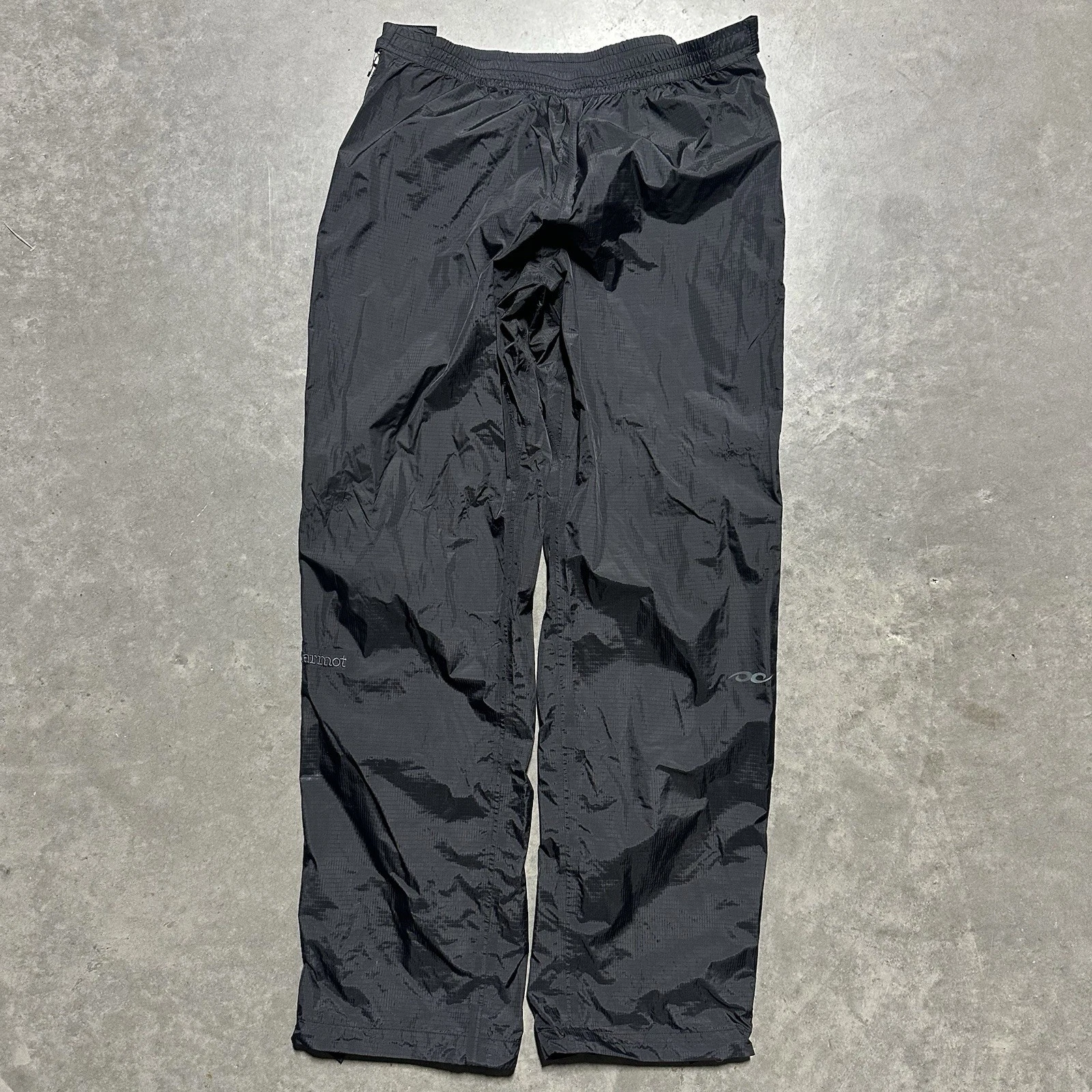 Marmot PreCip Eco Rain Pants Mens Size XL Nylon Waterproof Packable Hiking Black