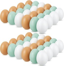 Uovo in legno massello naturale decoupage semplice fai da te artigianato decorazione uovo in legno di Pasqua