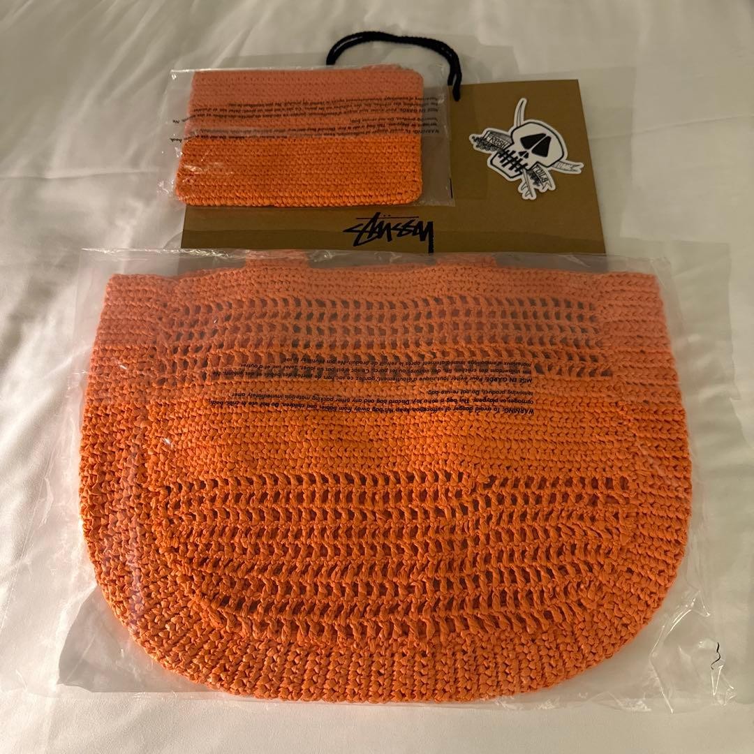 Stussy Honolulu WOVEN TOTE BAG ZIP POUCH | eBay