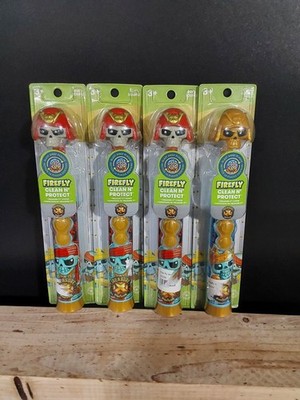 4 Firefly Clean N' Protect Treasure X Power Toothbrush with Antibacterial Cover
