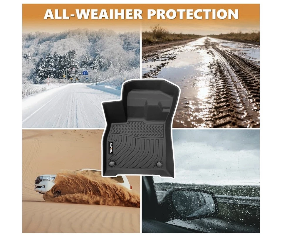 AIPOIL® Floor Mats & Cargo Liner Set for Chevy Chevrolet Suburban & GMC Yukon XL - Image 2 of 4