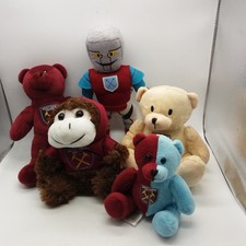 West Ham United FC Plush Mascot x  5 Bundle including Hammer Head H16