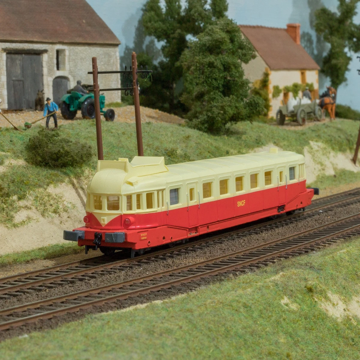 Maquette Keyser HO Autoral SNCF Renault à Monter, échelle HO, Occasion