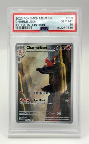 CHARMELEON 2023 POKEMON 151 ILLUSTRATION RARE #169/165 PSA 10 GEM MINT