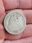 1866-S No Motto Seated Liberty Half Dollar