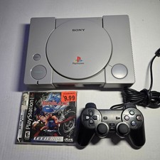 Sony Playstation One PS1 Console Bundle Lot Complete w/ Controllers and Game